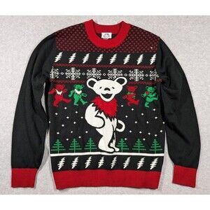 Grateful Dead Christmas Sweater. Ripple Junction. Festive and fabulous!